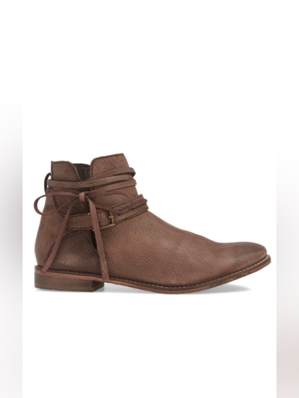 Free People Studio City Wraparound Bootie Brown